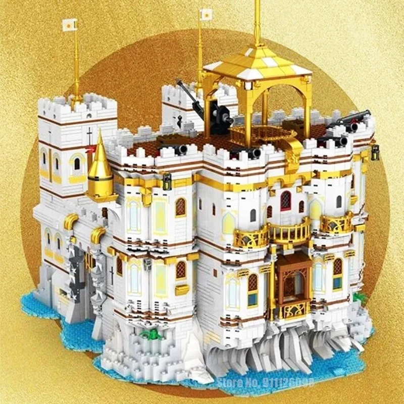 Идея пиратский корабль Череп остров залив набор с откидным зданием Королевский