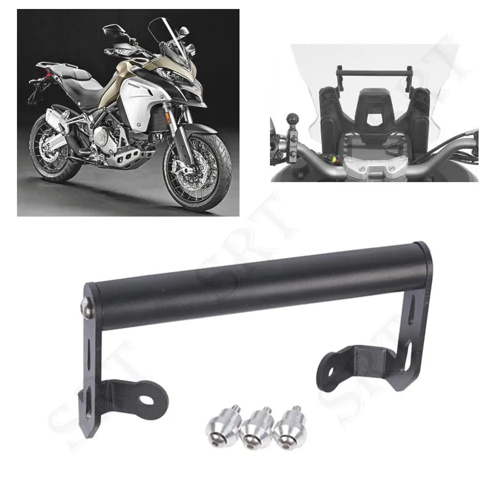 

Motorcycle Smart Phone GPS Navigation Adapt Plate Holder Bracket For Ducati Multistrada 950 1200S 1200 Enduro 2015-2019 2020