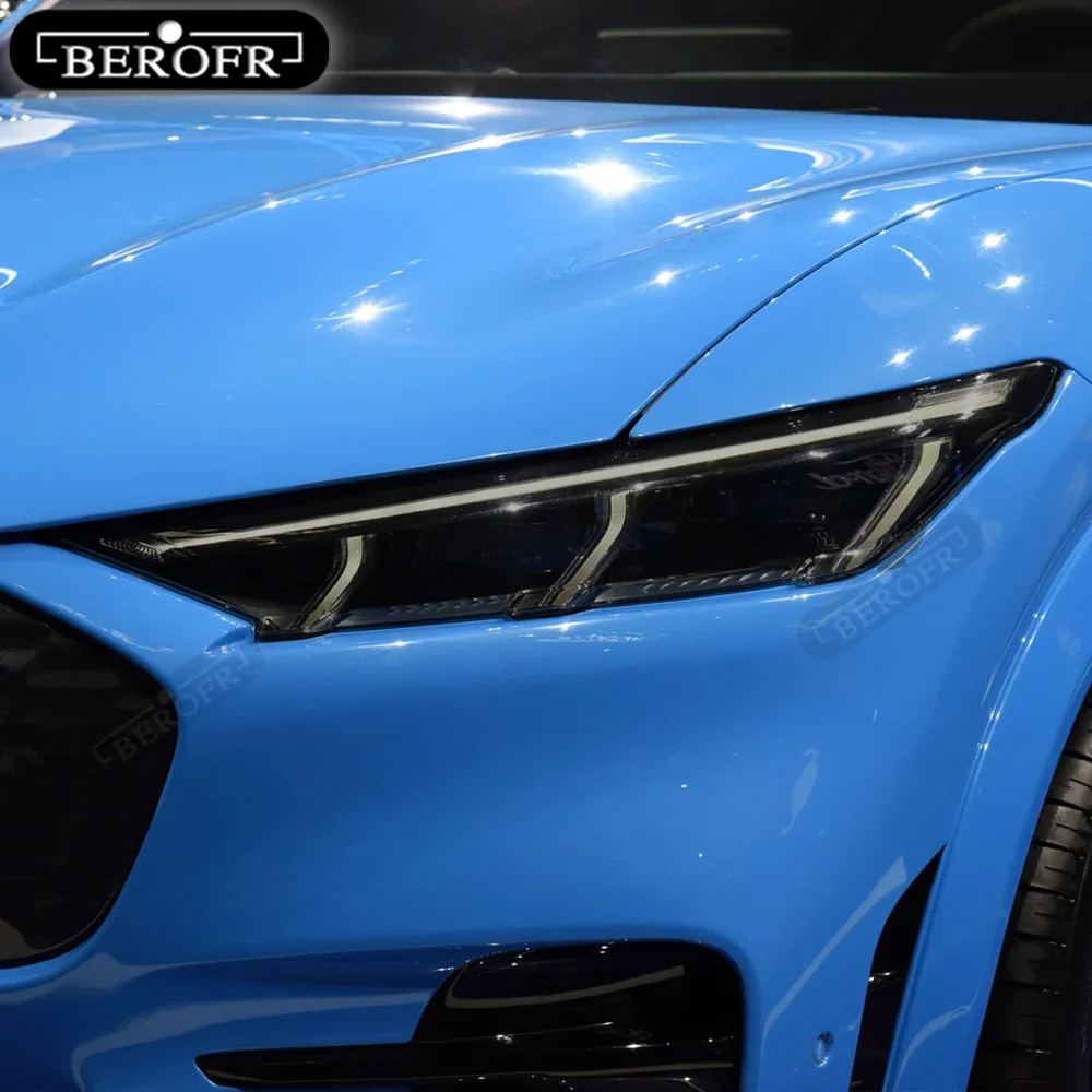 2 шт. прозрачные ТПУ наклейки для автомобильных фар Ford Mustang Mach E 2021 2022