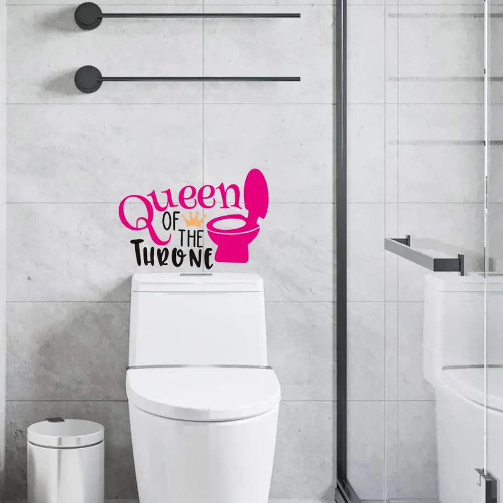 

Long-lasting Sticker Vibrant Long-lasting Toilet Decoration Stickers Easy to Apply Secure Adhesion for Bathroom Toilet Sticker