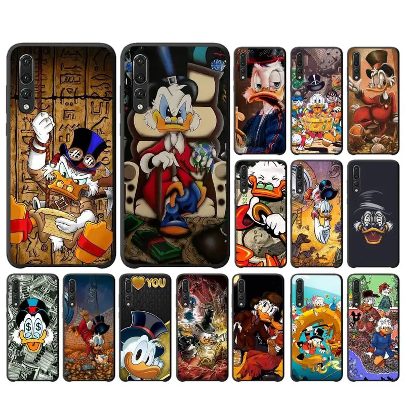 

Disney Scrooge McDuck Phone Case for Huawei P30 40 20 10 8 9 lite pro plus Psmart2019