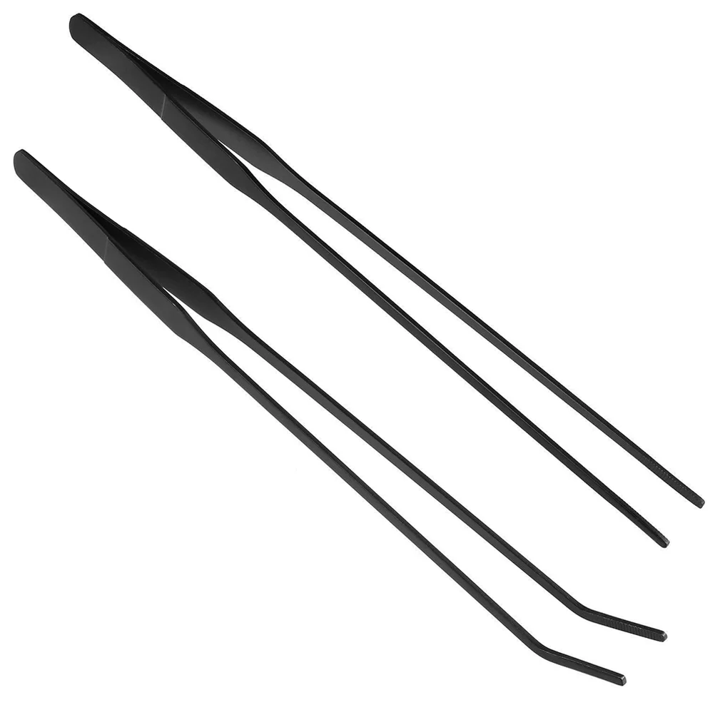 

Aquarium Feeding Tools Reptile Tongs Tank Straight Aquatic Cleaning Curved Clip Tool Landscaping Aquascaping Kit Gardening