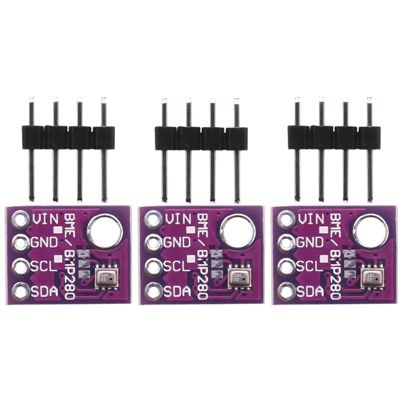 

3Pcs BMP280 5V Digital Temperature Barometric Pressure Sensor Module, Temperature Sensor Atmospheric Pressure Board