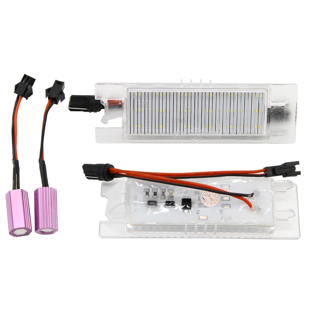 

AUXITO 2x CANBUS светодиодная лампа без ошибок освещения номерного знака для Alfa Romeo Mito 147 156 159 GT 166 Spider Brera Opel Zafira B