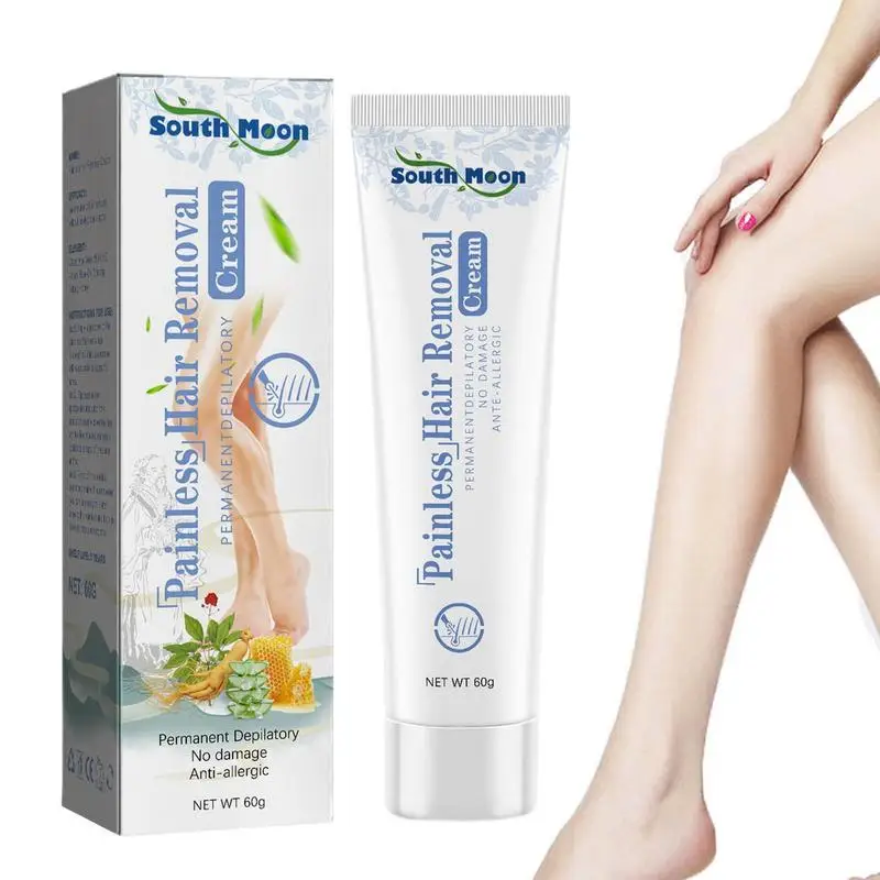 

Skin Friendly Depilatory Cream 60g Hands Feet And Armpits Depilatory Cream Effective Hair Removal Hair Growth Inhibitor For