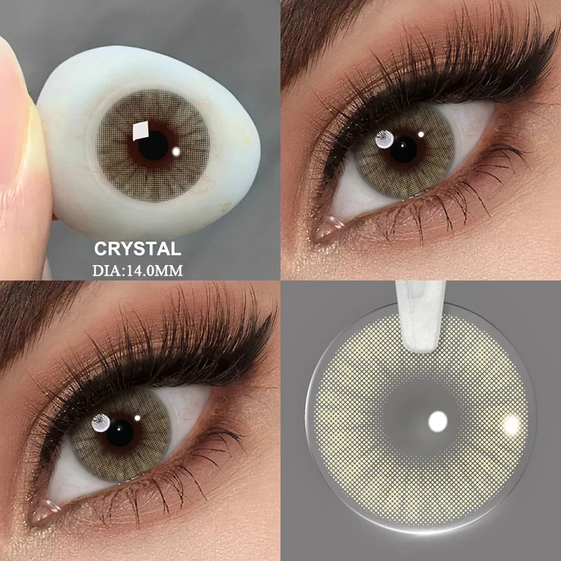 AMARA 1 пара светлых цветных контактных линз косметика красота голубые глаза макияж