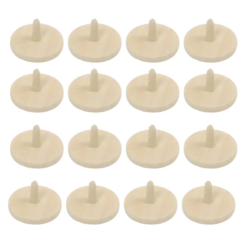 

40 Pcs Golf Ball Mark Wood Tools Golf-ball Custom Markers Golfing Accessory Golfs Accessories Wooden Balls Golfball