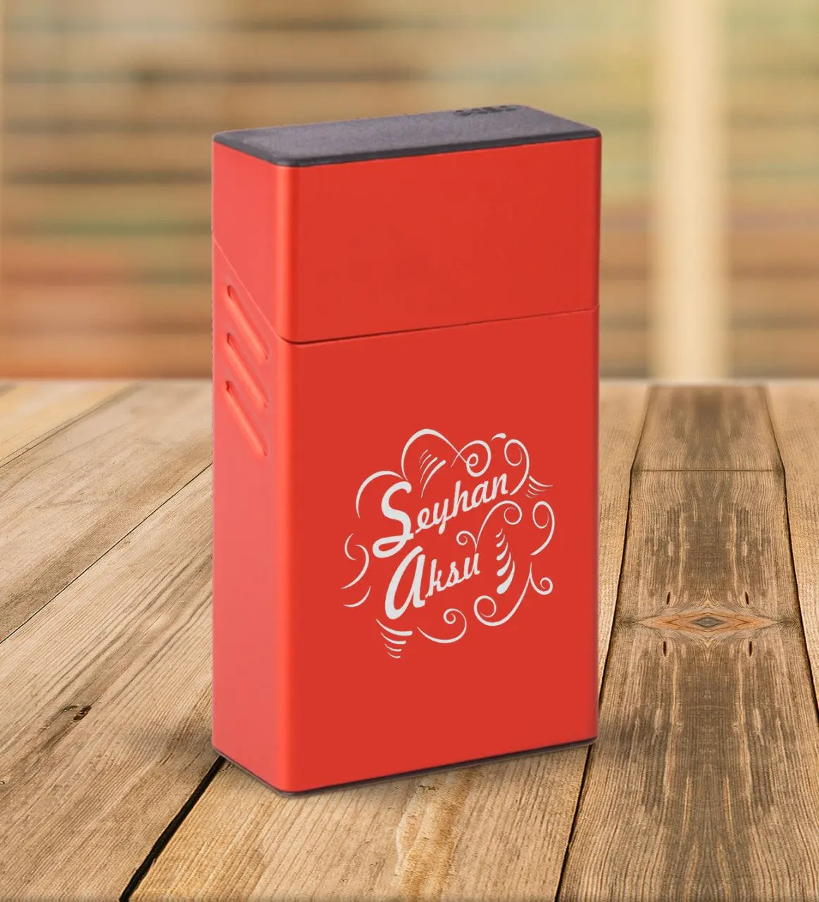 

Personalized Is Red Touch of Size Metal Cigarette Kutusu-6