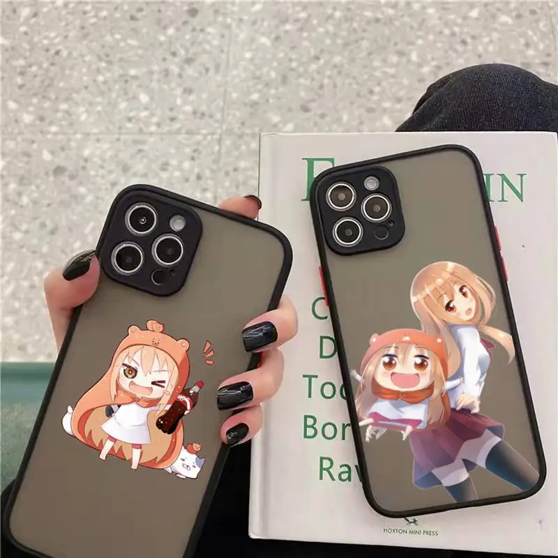 

Japan anime Himouto Umaru Chan Phone Case matte transparent For iphone 7 8 11 12 13 plus mini x xs xr pro max cover