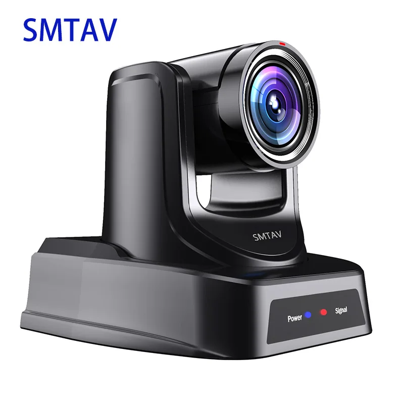 

SMTAV Webcam 1080p PTZ Camera With 3G-SDI,HDMI And IP Streaming Outputs,30X + 8X Zoom Video Conference Live Streaming Camera