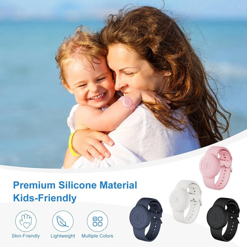 Силиконовый ремешок для Apple Airtags 4 шт