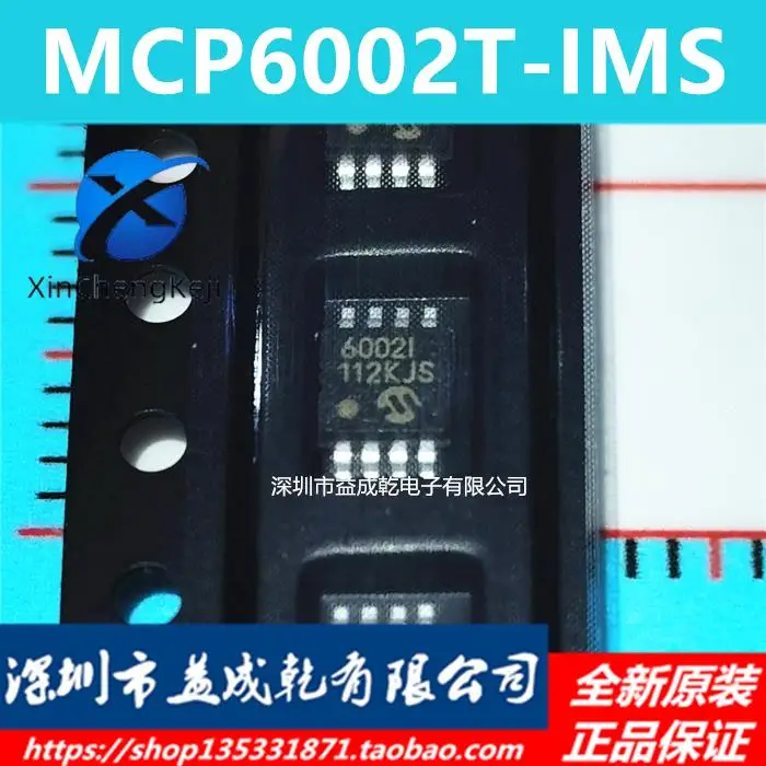 

30pcs original new MCP6002T-I/MS 6002I MSOP8 Operational Amplifier IC