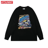 atsunny bone collector car hoodie hip hop harajuku streetwear oversize hoodies pullover autumn and winter clothes sweatshirt