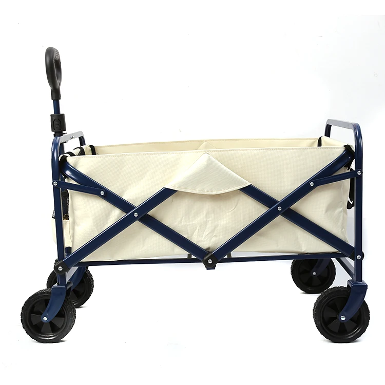 

Outdoor Foldable Camping Wagon Steel Frame Garden Beach Trolley /Beach Wagon