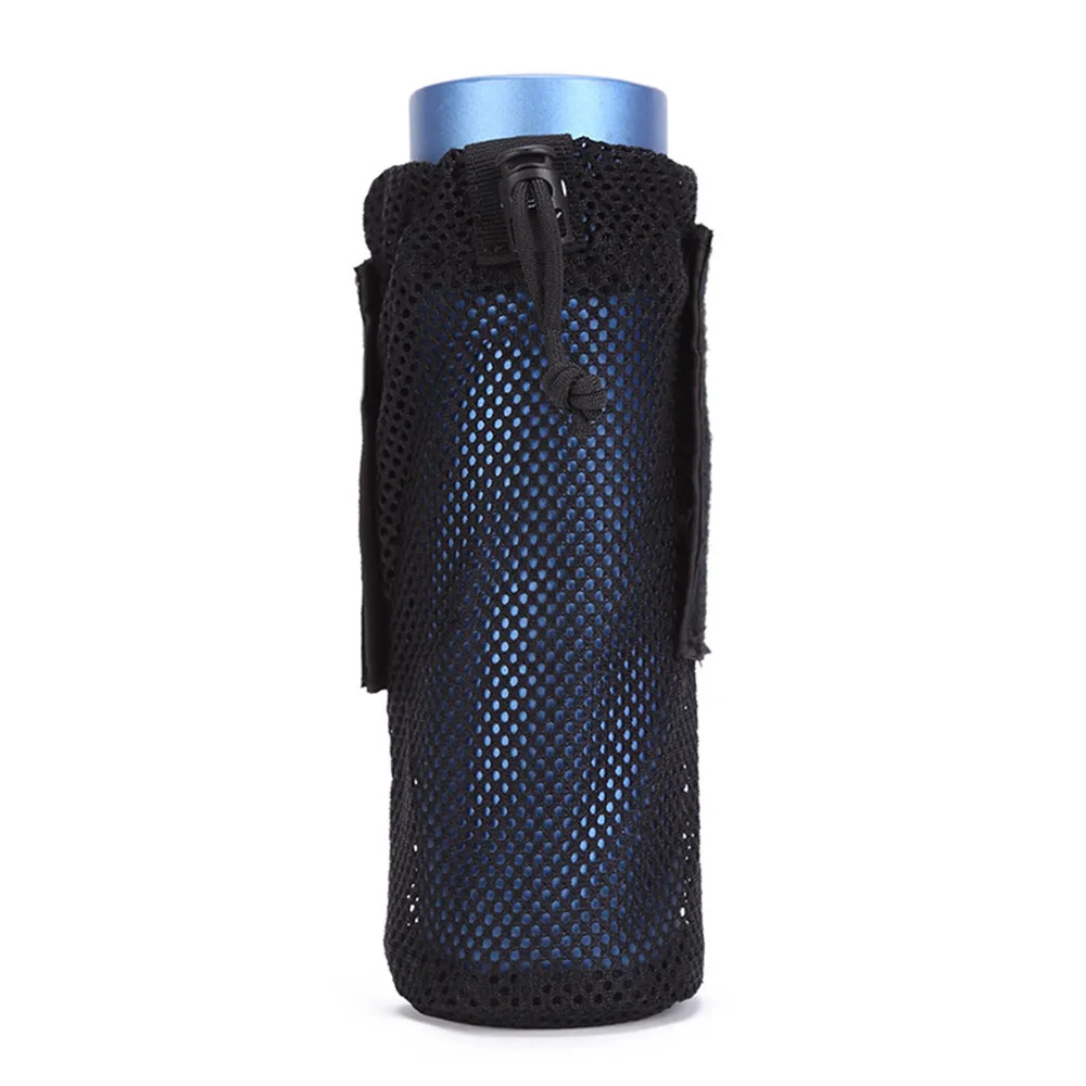 

Light Weight Mesh Outdoor Water Bottle Bag Camping Cycling Hiking Foldable Belt Holder Kettle Pouch Travel Tool