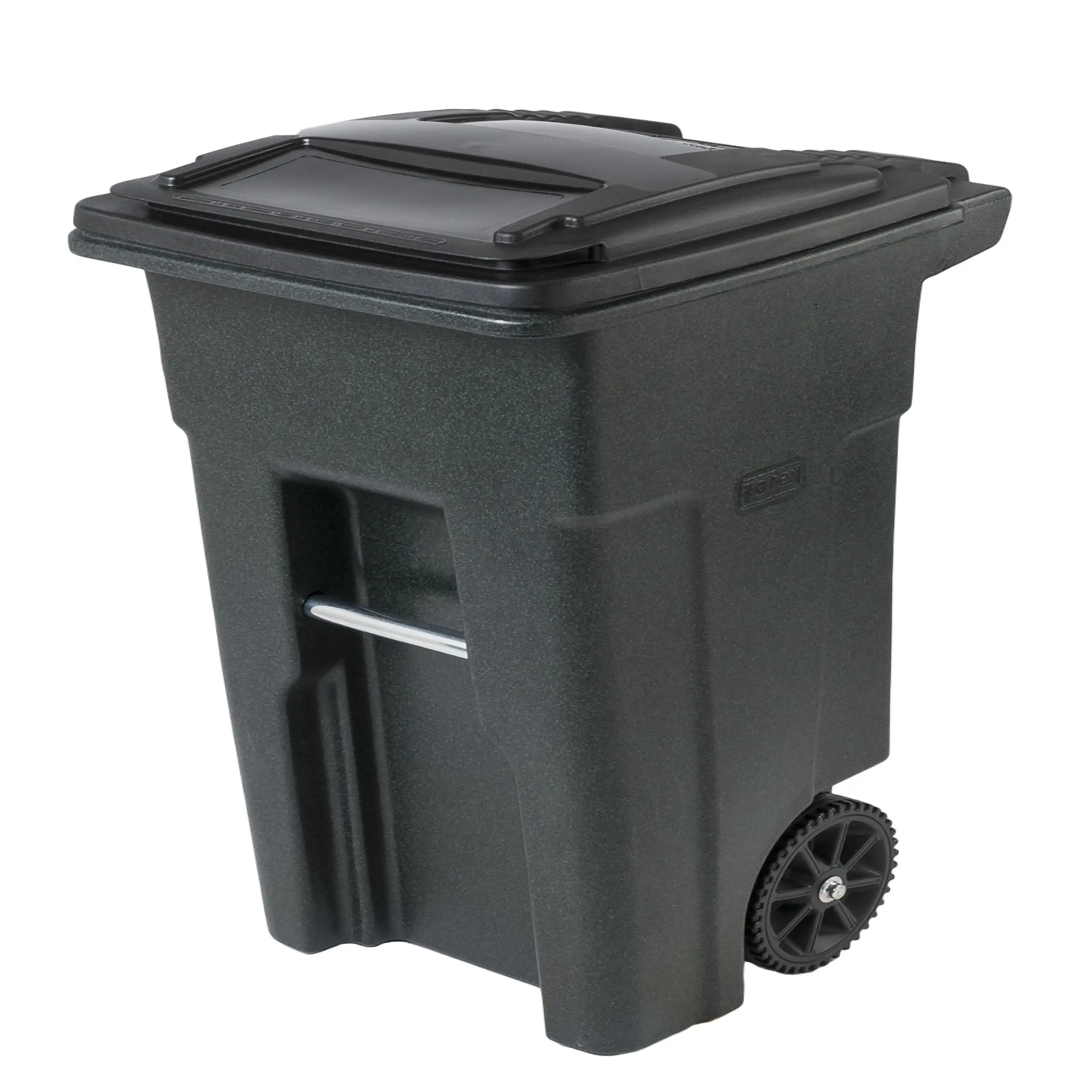 

Toter 32 Gal. Trash Can Greenstone with Wheels and Lid