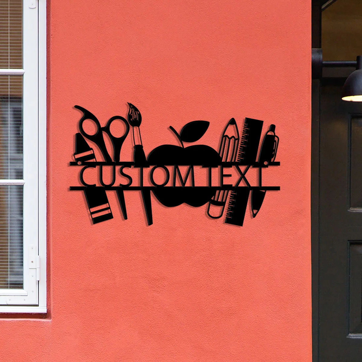 Изготовленная на заказ табличка с именем учителя - персонализированная