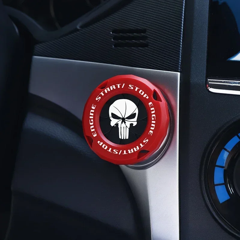 

Автомобиль Onekey, кнопка запуска, остановки, крышка, декор интерьера автомобиля, наклейка, переключатель зажигания двигателя, защитный чехол, кольцо для запуска мотоцикла