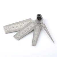 stainless steel welding taper feeler gauge ruler suitable for measuring hole slot size hole inspection tool 0 29mm