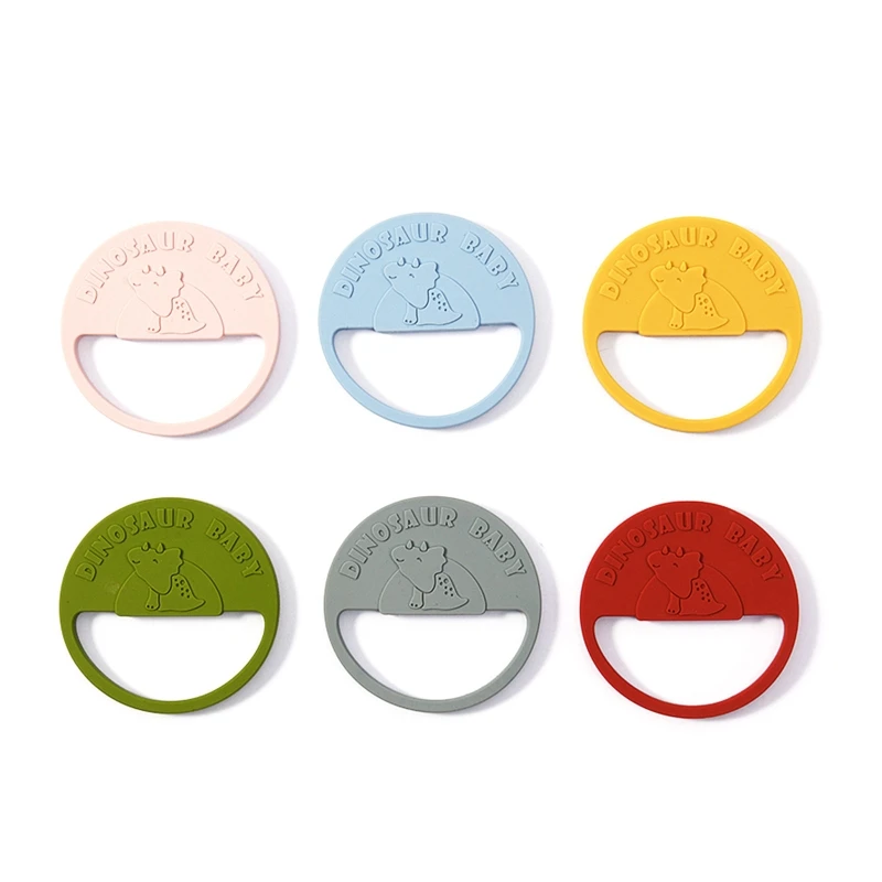 

Infant Teething Toys Colorful Chewing Rings Washable Teether Christmas Gift