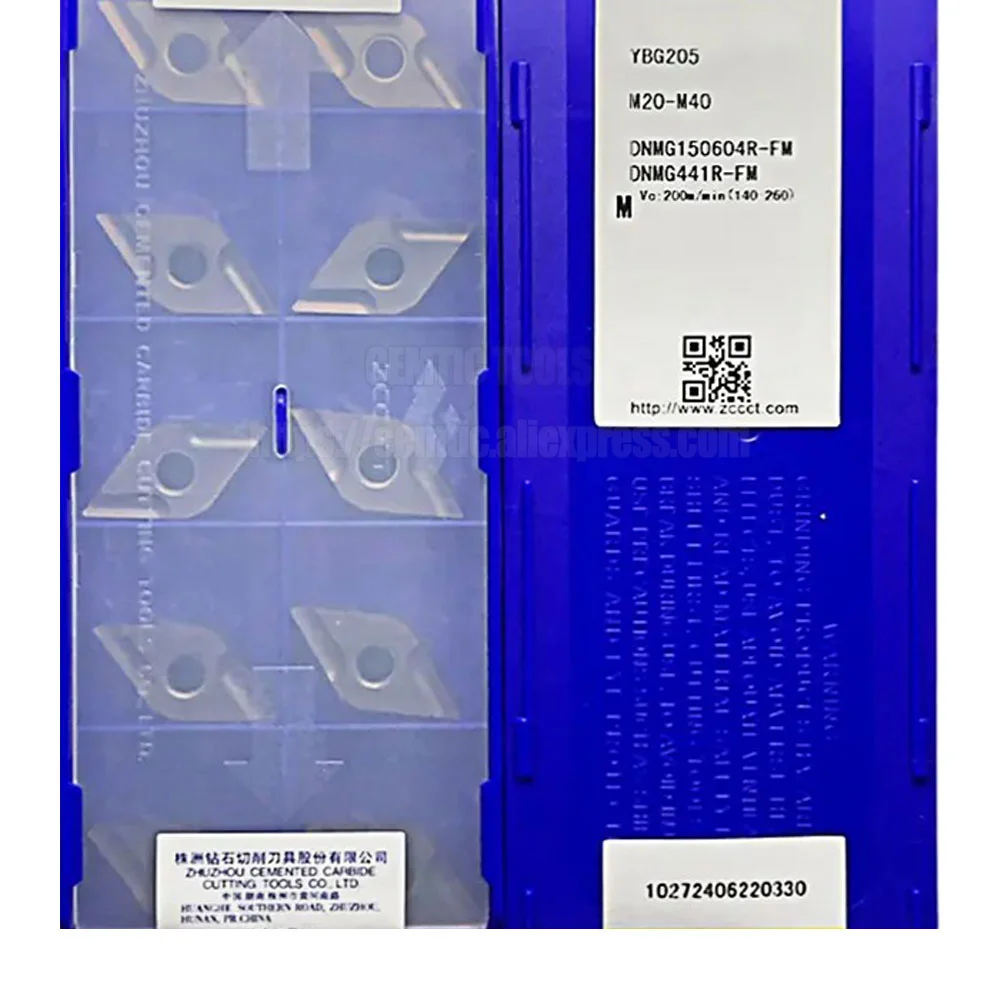 

ZCC CNC лезвие из сплава YBG205 DNMG150604R-FM YBC252