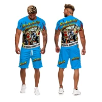 hot summer fashion man sets 3d t shirt shorts suit new style trend mens clothing sports outfits high quality casual harajuku