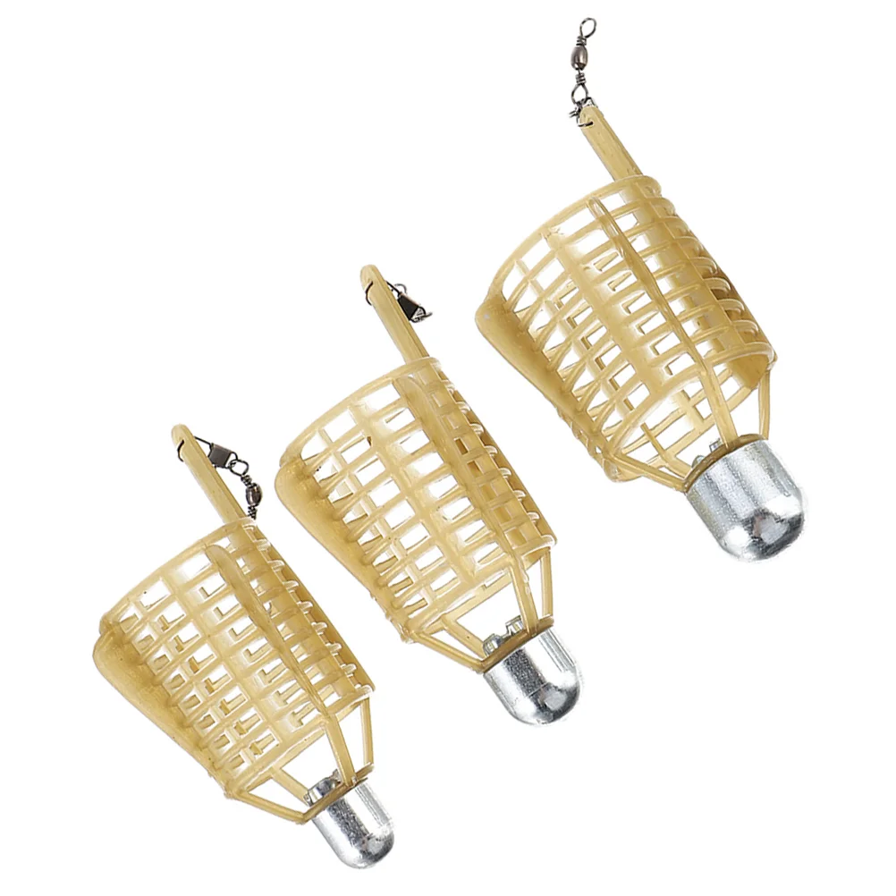 

Bait Feeder Cage Cages Carp Lobster Tackle Steel Trap Equipment Box Accessories Lure Thrower Gamecatching Basket Metal