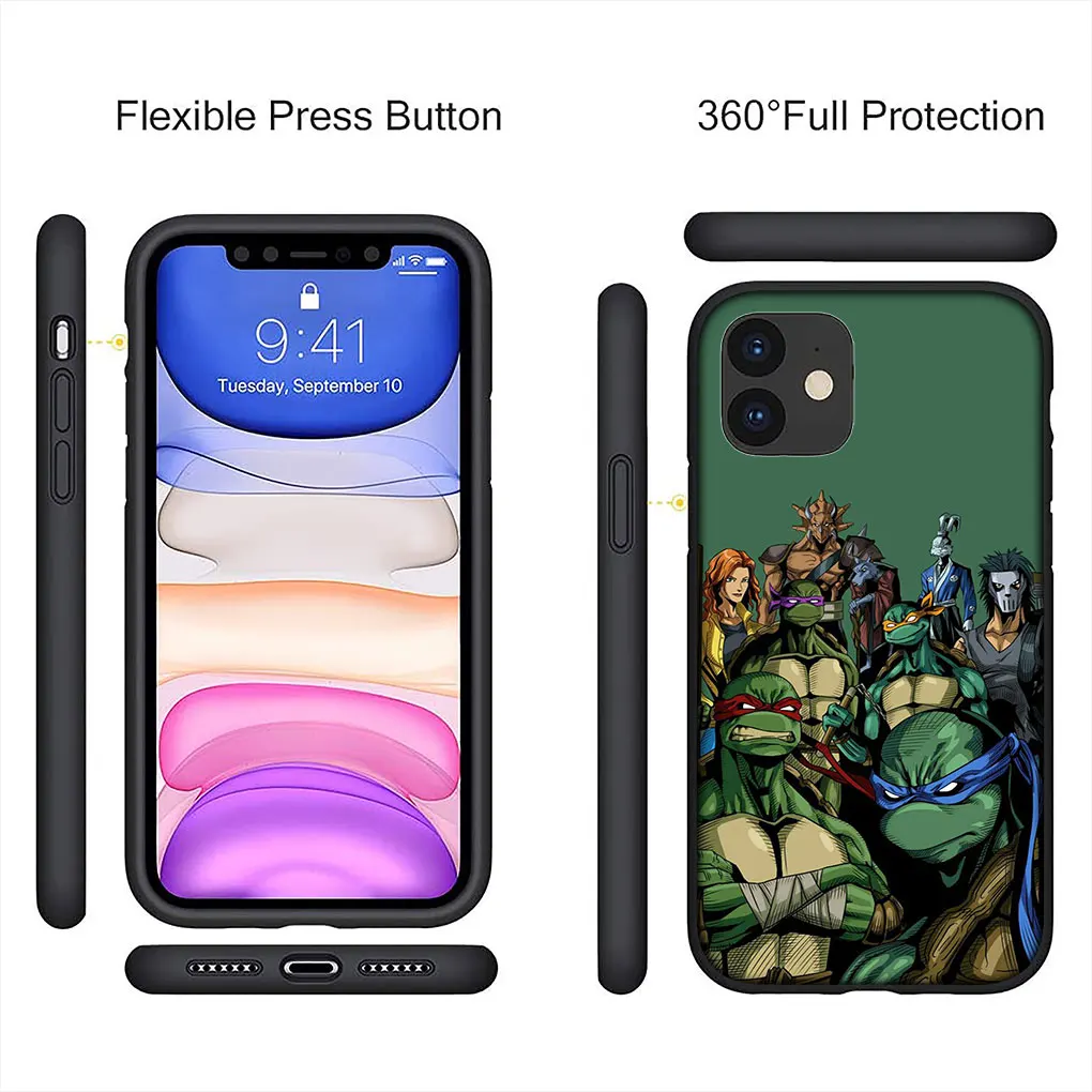 Чехол для Apple iPhone 15 14 13 12 Mini 11 Pro X XR XS Max 7 8 Plus + чехол телефона с мультяшными