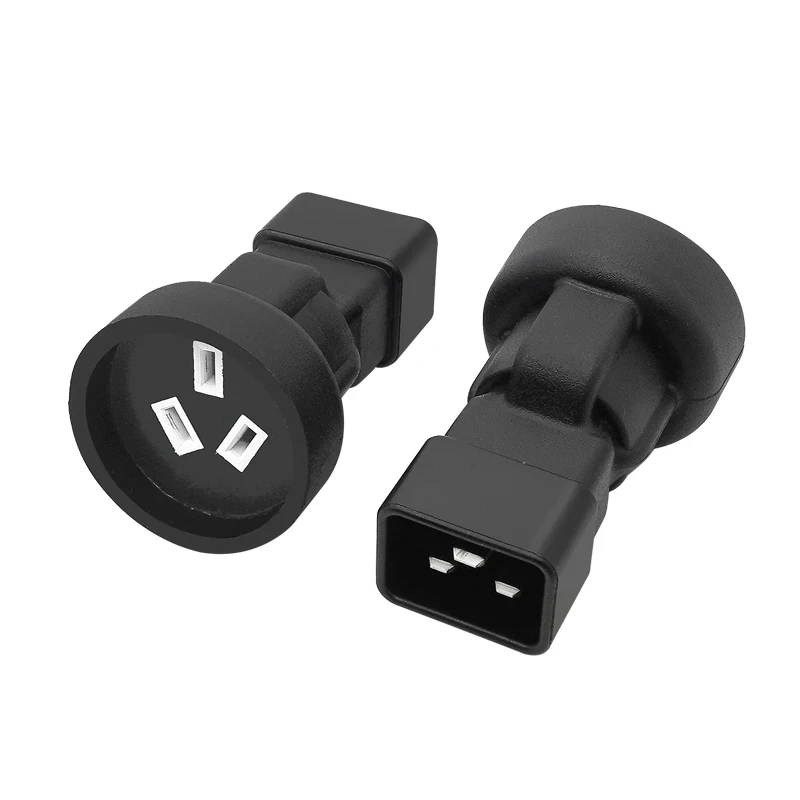 Стандартная розетка IEC 320 C20 в SAA, австралийский Женский адаптер IEC320, 3-контактный Австралийский женский в C20, конвертер стандарта/PDU, вывод питания
