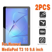 2pcs for huawei mediapad t3 10 9 6 tablet tempered glass screen protective cover film 9h for t3 10 9 6 ags l09 ags l03 ags w09