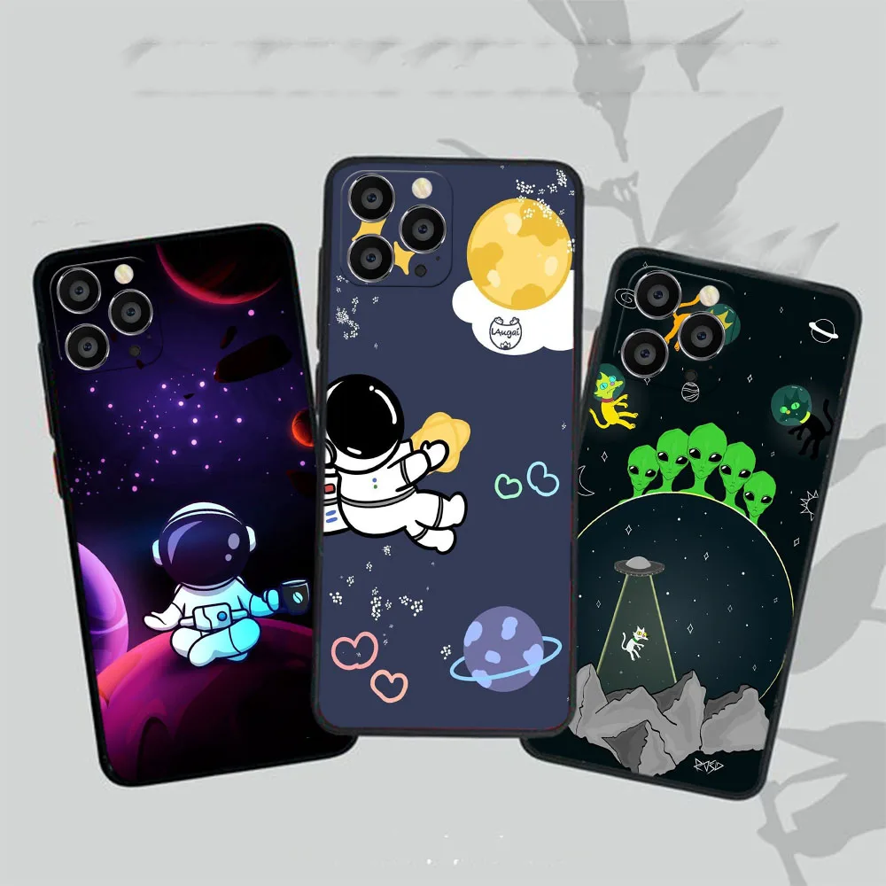 HR-56 Мягкий чехол Space Astronaut для Realme 3 3i 5 5i 6 6S C2 C3 X2 XT C21 C12 C25 C21Y C33 C31 Narzo 20 30A 50i Pro