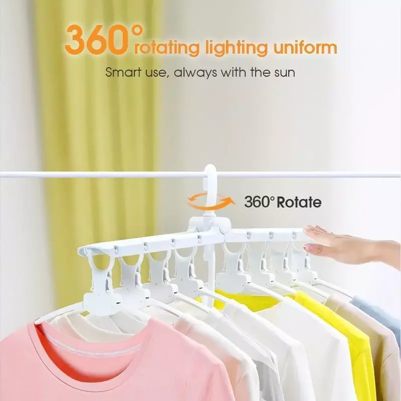 

NEW2023 Multi-functional Clothes Coat Hangers Organizer Plastic Upgrading Rack Baby Clothes Drying Racks Storage Rack Hanger