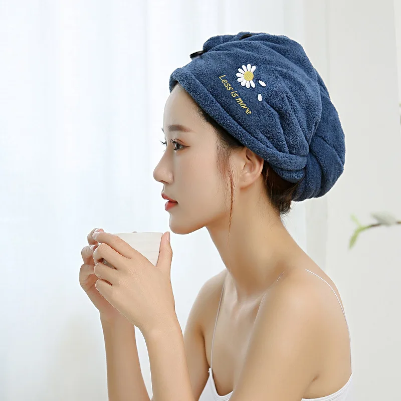 

Women Microfiber Towel Hair Towel Bath Towels for Adults Home Terry Towels Bathroom Serviette De Douche Turban for Drying Hair