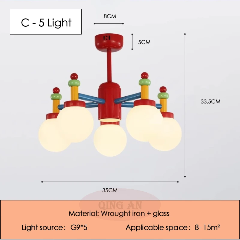 

Цветные потолочные светильники для детской комнаты, ретро красочные светильники для спальни Мемфиса, романтические теплые потолочные светильники для детской комнаты для мальчиков и девочек