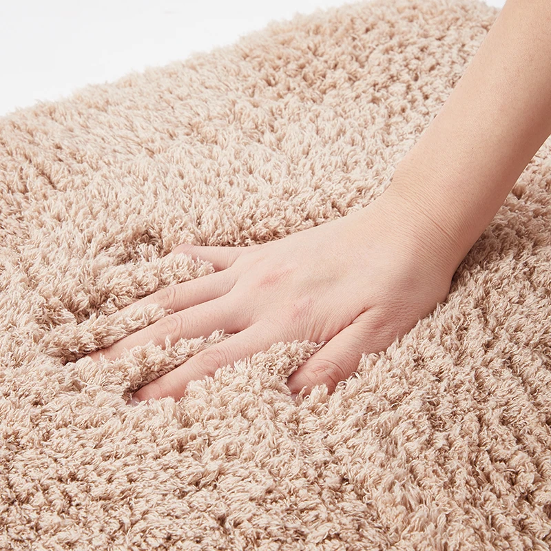 hot selling shaggy extra absorbent rugs non slip microfiber shower cozy bath mat not easy to change color easy clean comfortable free global shipping