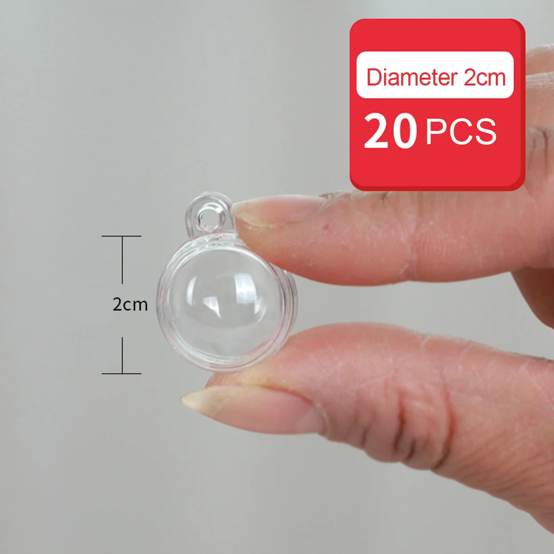 

Прозрачные пластиковые шары для украшений