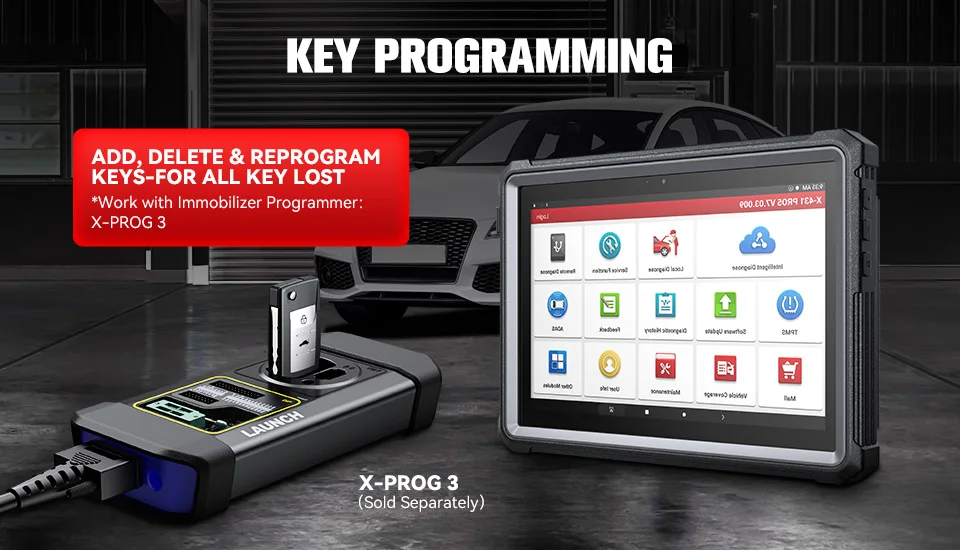 Launch X-431 PRO5 Plus X431 X-PROG 3 полный диагностический и ключевой программатор все в одном