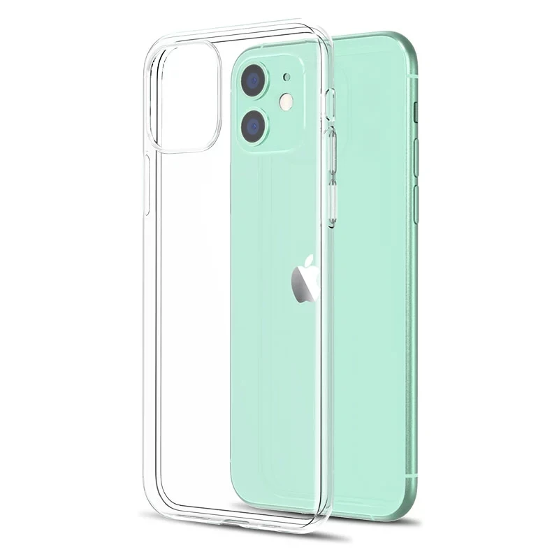 

Ультратонкий Прозрачный чехол для телефона iPhone 11, 7, силиконовый мягкий чехол-накладка для iPhone 11, 12 Pro, XS Max, X, 8, 7, 6s Plus, 5, SE, XR, чехол