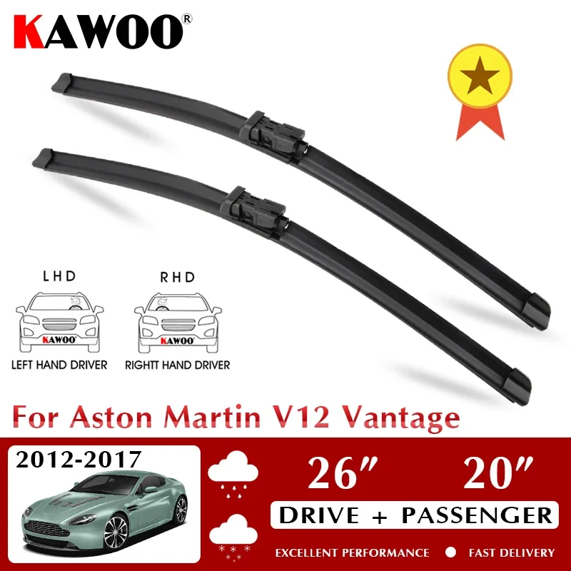 KAWOO щетка стеклоочистителя автомобиля для Aston Martin V12 Vantage 2012-2017 лобовое стекло