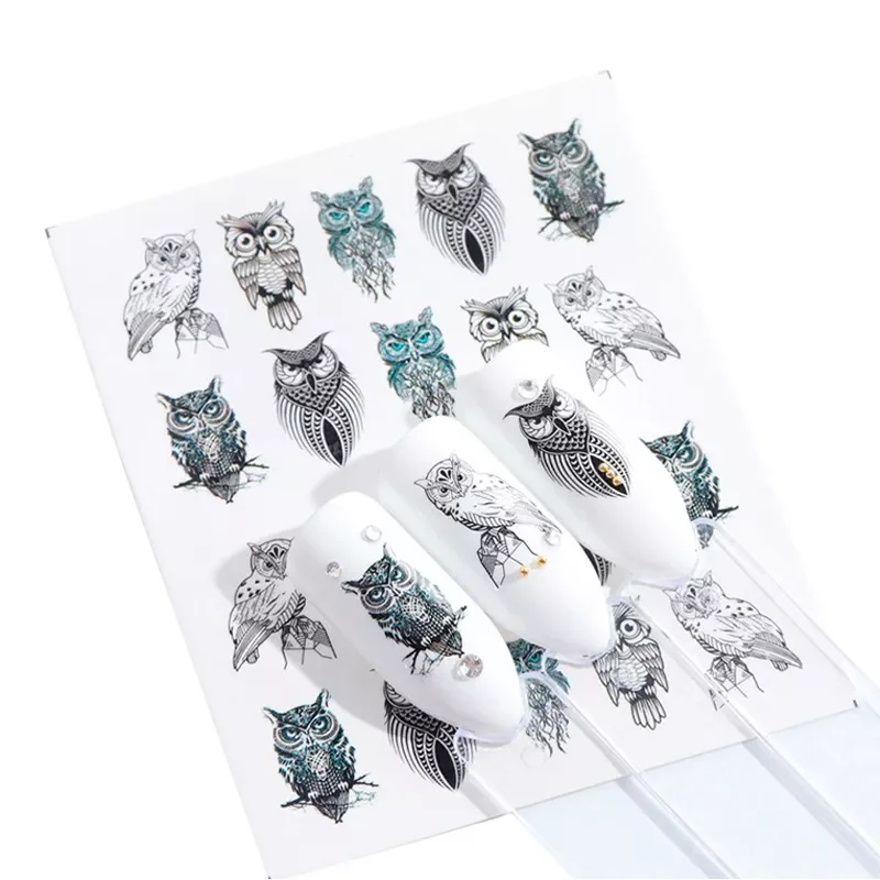 

1pcs Stickers For Nails Water Transfer Sliders Decor Flowers Colorful Image Nail Art Decals Foil Wraps Manicure TRSTZ608-637-1