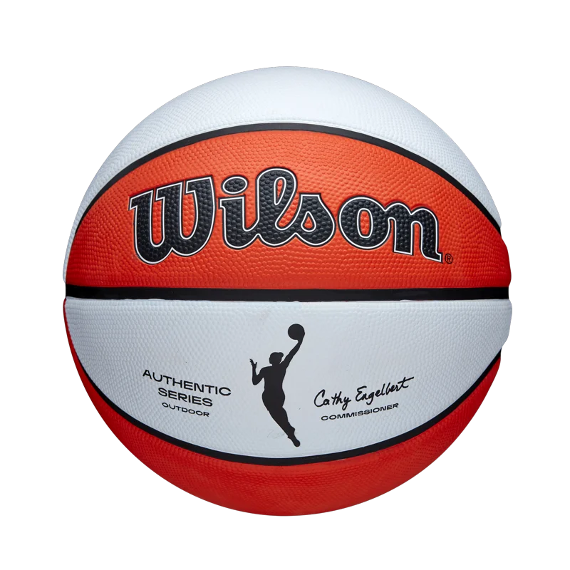 

WNBA Authentic Outdoor Basketball, Orange and White, 28.5 In.