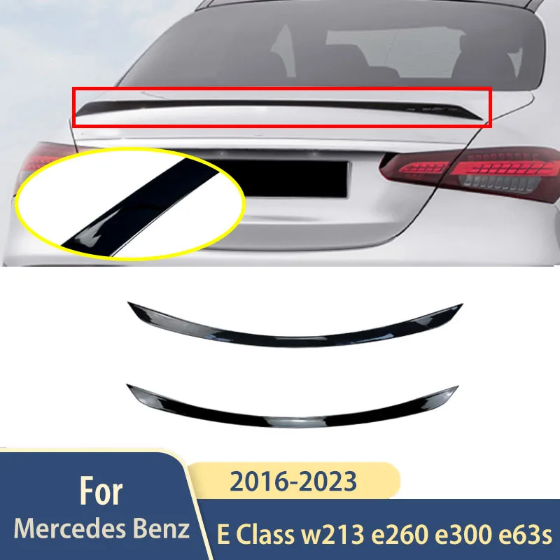 Фото Спойлер на крышку багажника для MERCEDES BENZ E-класса E260 E300 E63S 2016-2023 гг., аксессуары для автомобиля №1