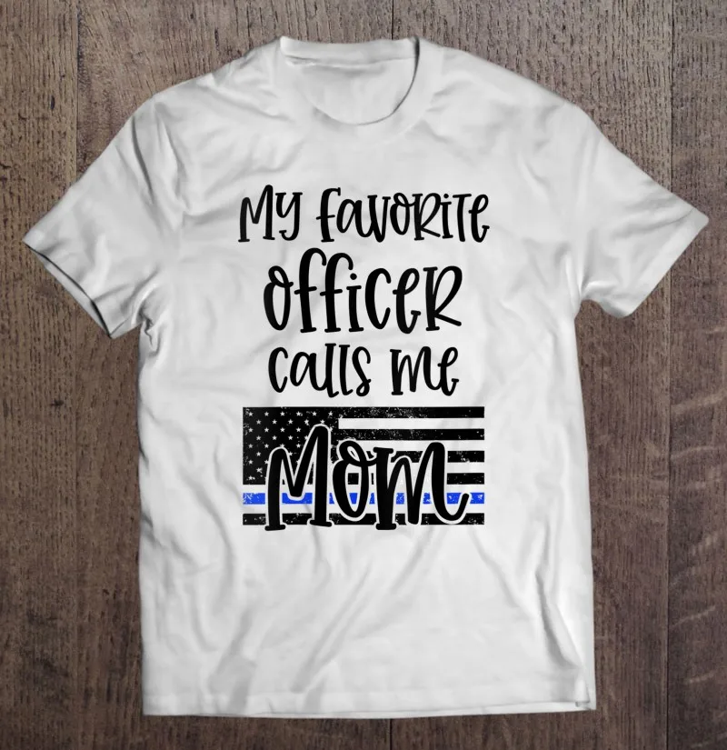 

Мой любимый офицер звонит мне мама тонкая синяя Подарочная футболка с флагом Мужская футболка свободного размера парная Мужская хлопковая ...