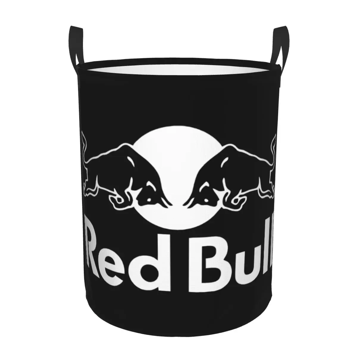 Изготовленная на заказ красная корзина для белья с двойным черепом большая