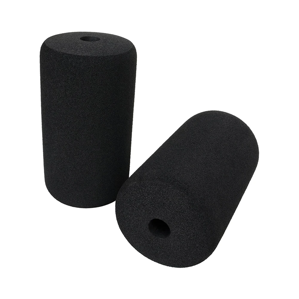 

Rollers Foot Foam Pads Sporting Goods 2pcs Black Fitness Equipment For Weight Bench Gear For Leg Extension Durable