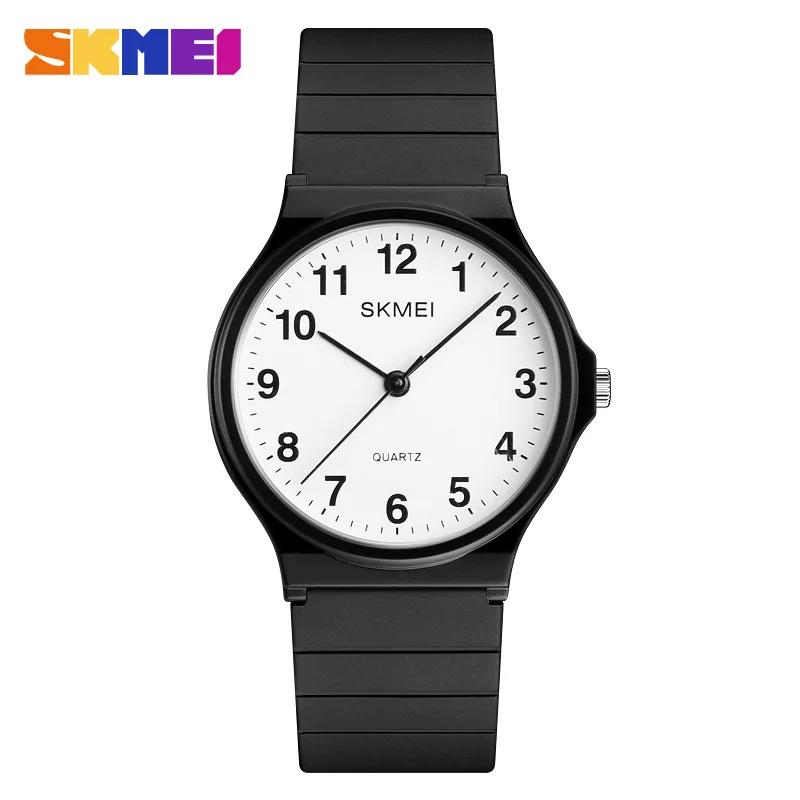 

SKMEI Fashion Simple Women Watches Luxury Brand Quartz Watch Women Silicone Waterproof Wrist Watches for Girls Montre Femme