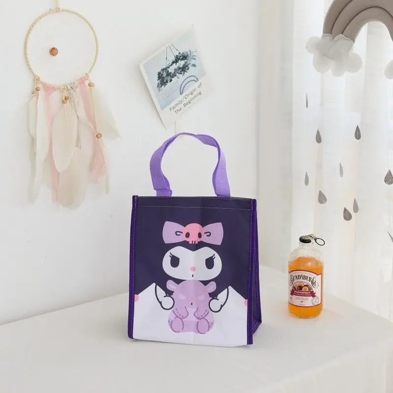 backpacks for kids Girl Heart Cartoon Cute Hand Carry Heat Preservation Bag Lunch Box Bag Lunch Bag Ice Pack Tuition Bag  girl