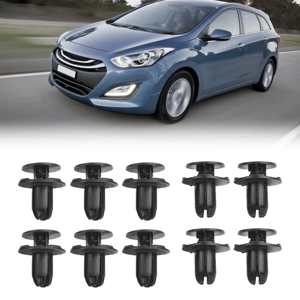 Горячая распродажа 10 фиксаторов для Hyundai 1420608250 Б 86590-28000 865952 T500 Черная головка