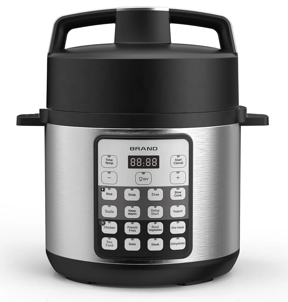 

2022 Electric Pressure Cooker and Air Fryer 20in1 function with capacity 6liter popular design and hot sale