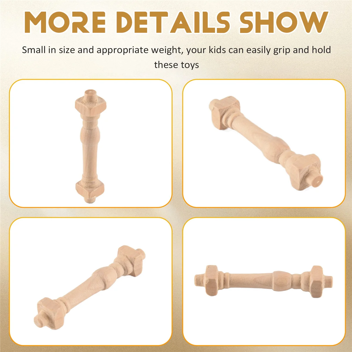 12 шт. шпиндели сделай сам балясины деревянный кукольный домик миниатюрные 1/12